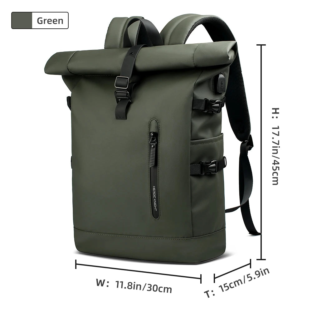 Large Laptop Backpack with USB Port and Anti-Theft Design