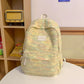 Gradient Color School Backpack - Large Capacity Student Rucksack for Girls