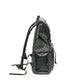 Men's Floral Print PU Leather Backpack