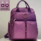 Women's Waterproof Nylon Laptop Backpack - Multi-Pocket Travel & School Bag