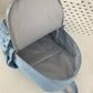 Denim Student Backpack - High Capacity Daily Commute Bag