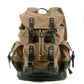 Canvas Leather Travel Backpack