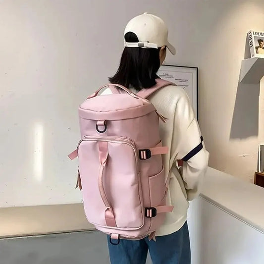 Rilibegan Waterproof Sport Backpack - Large Fitness Travel Bag with Shoe Compartment