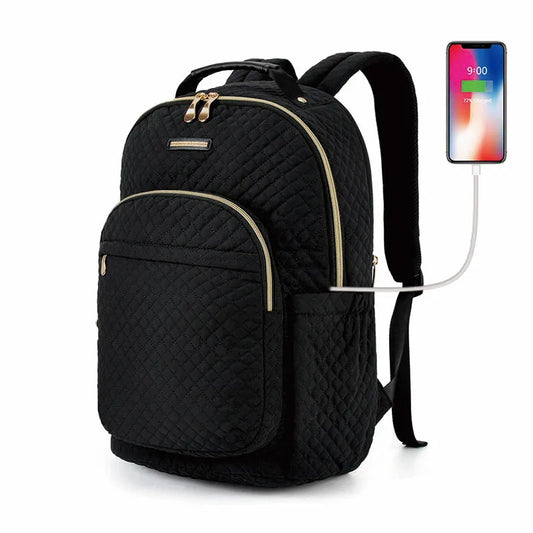 Travel Laptop Backpack with USB Charging Port