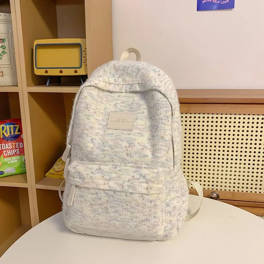 Gradient Color School Backpack - Large Capacity Student Rucksack for Girls